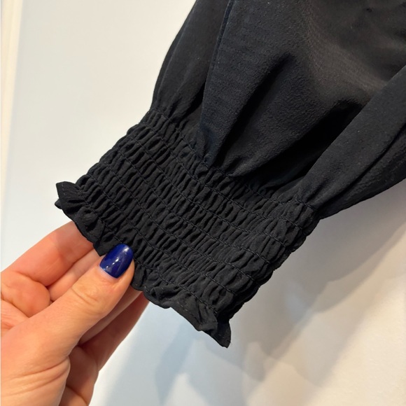 Hill House Black Smocked Dress NEW - Picture 4 of 9